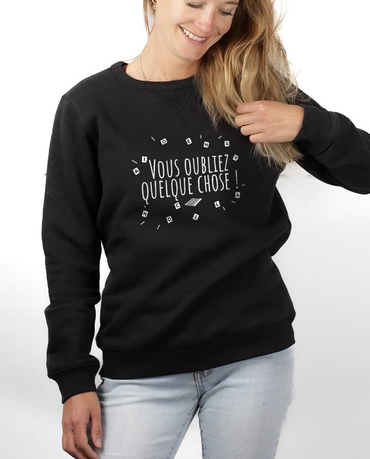 PULL FEMME : Vous oubliez quelque chose ! – Image 3