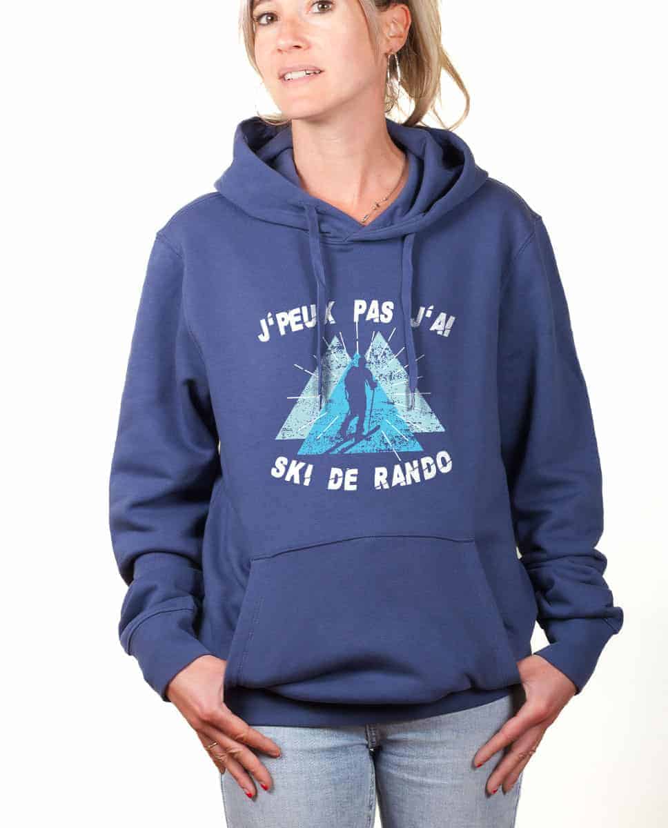 SWEAT FEMME : J'PEUX PAS J'AI SKI DE RANDO – Image 6