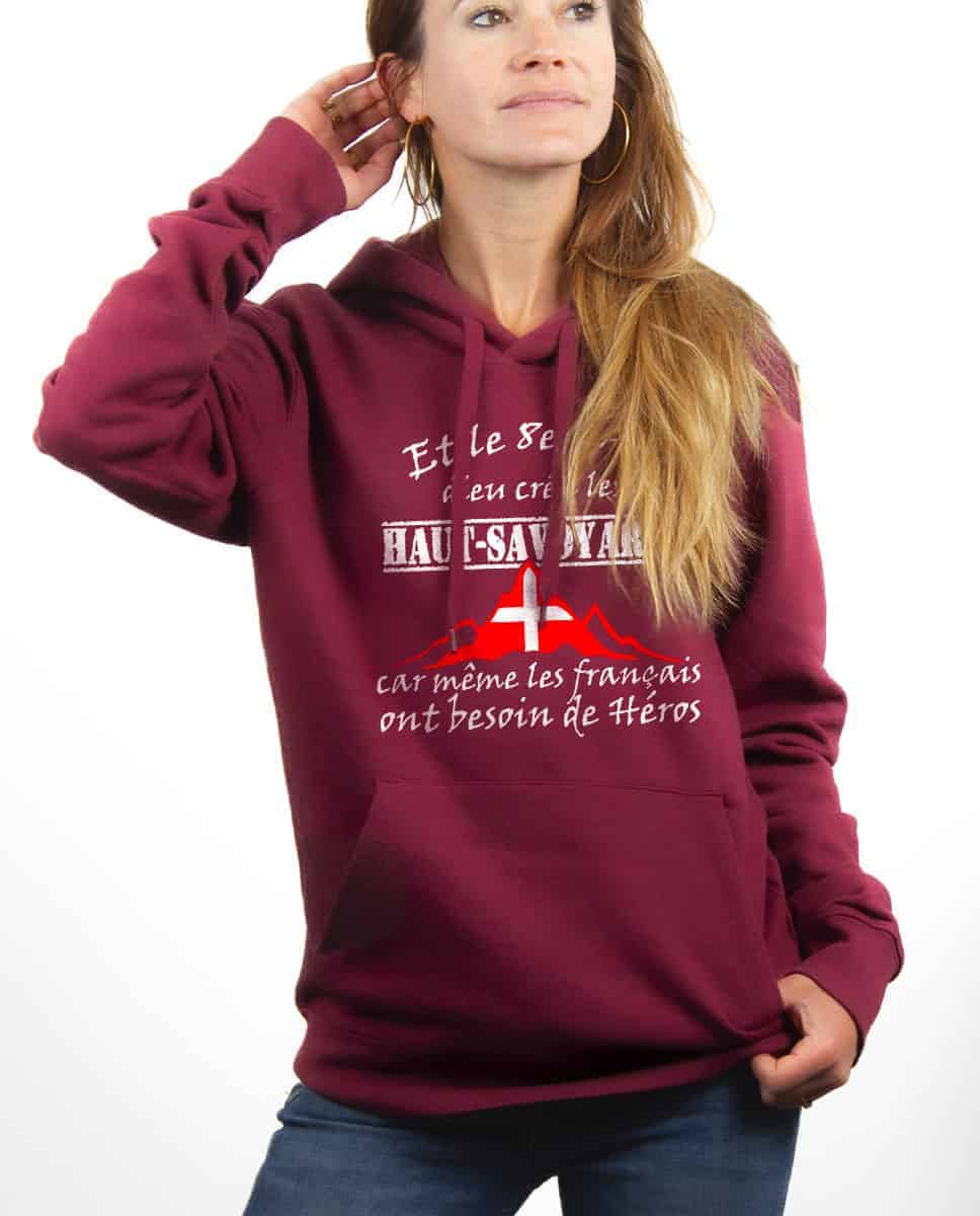 SWEAT FEMME : DIEU CREA LES HAUT SAVOYARDS – Image 7
