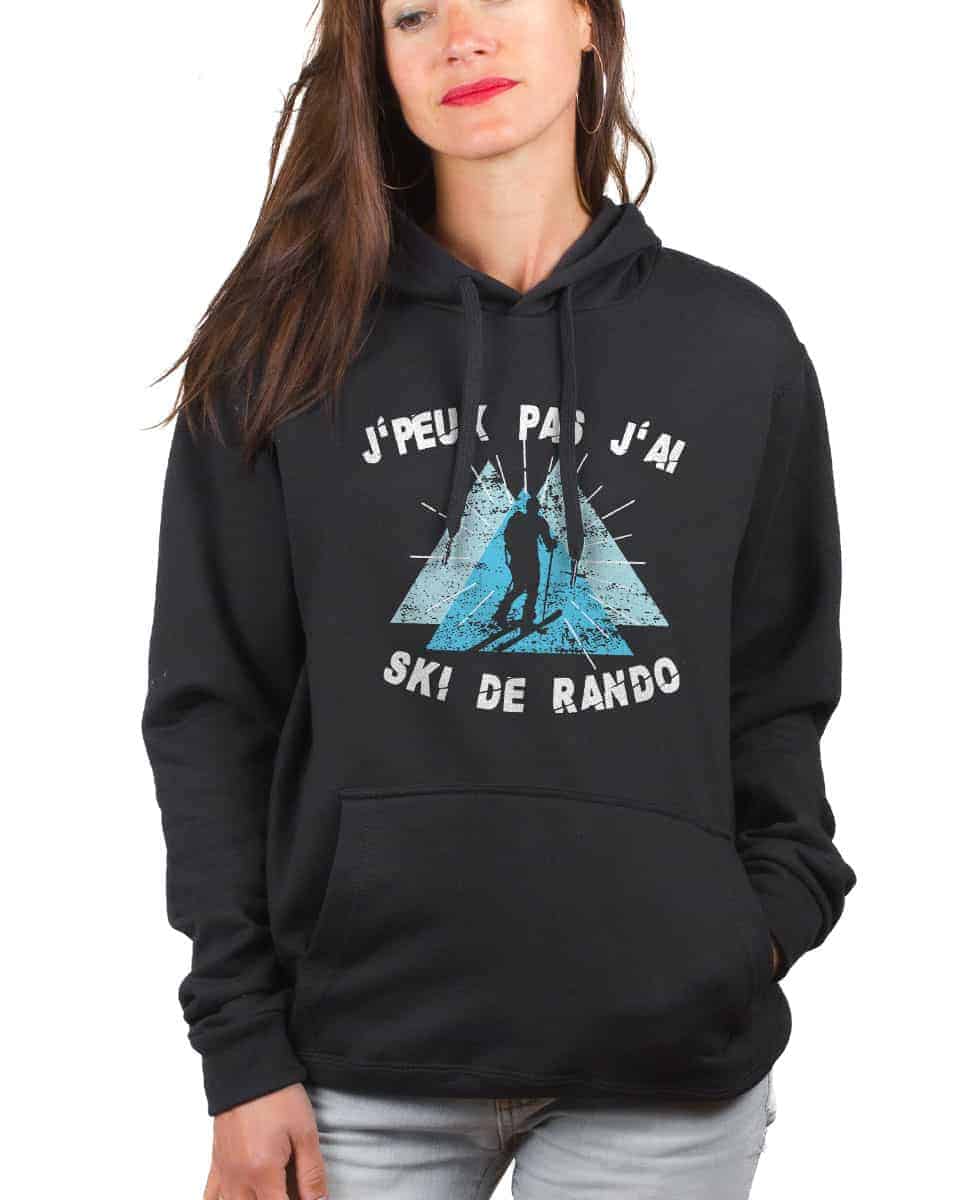 SWEAT FEMME : J'PEUX PAS J'AI SKI DE RANDO – Image 5