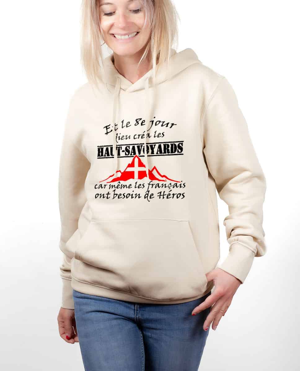 SWEAT FEMME : DIEU CREA LES HAUT SAVOYARDS – Image 3