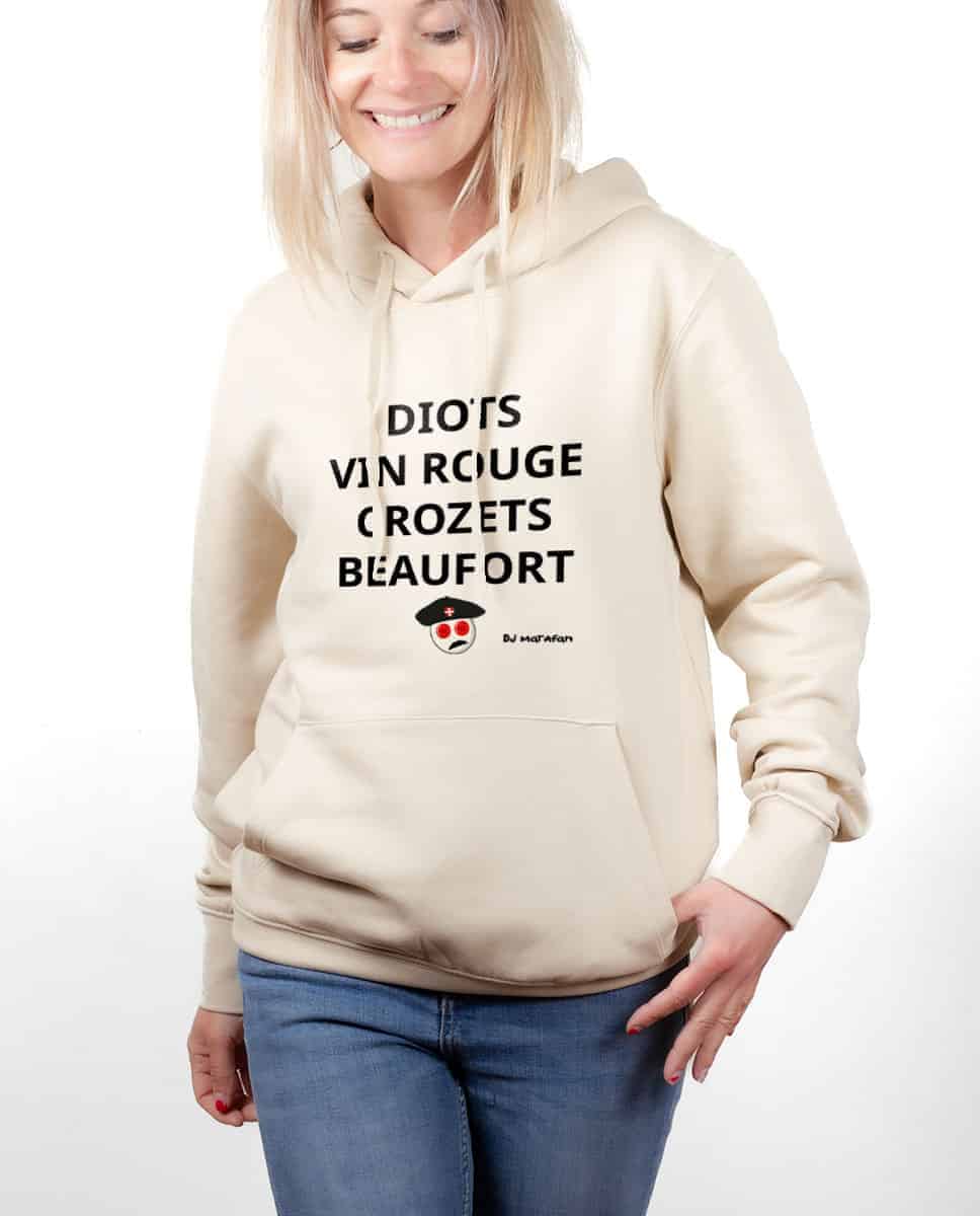 SWEAT FEMME : DIOTS VIN ROUGE CROZETS BEAUFORT – Image 10