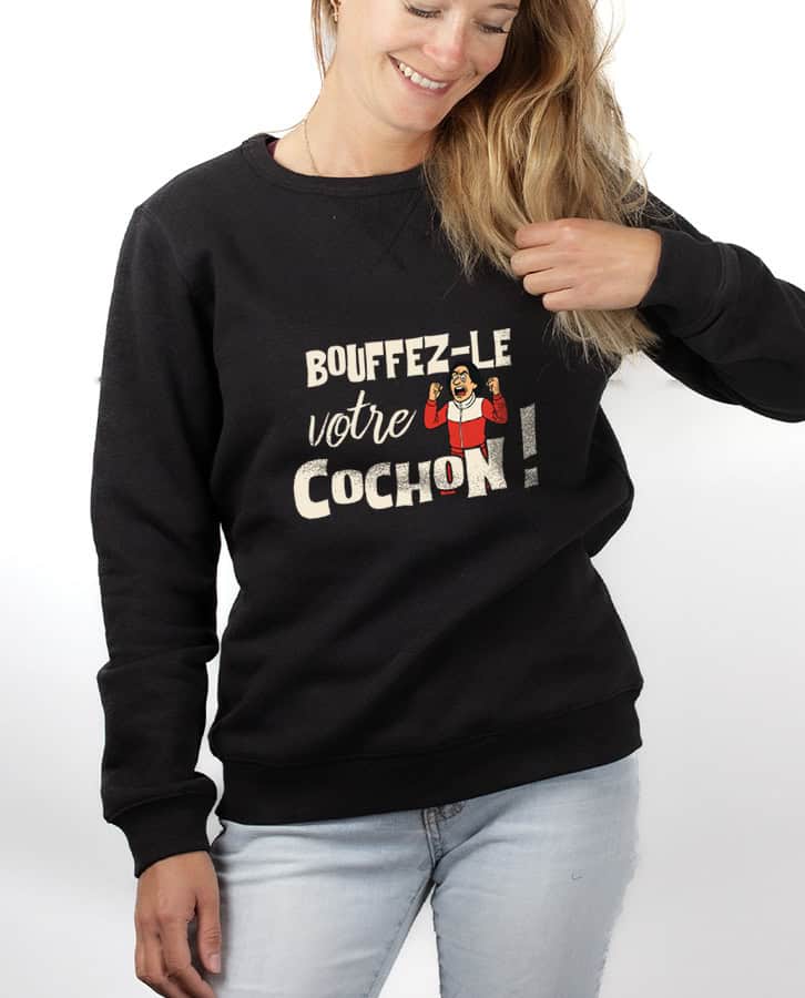 PULL FEMME : Bouffez-le votre cochon ! – Image 3