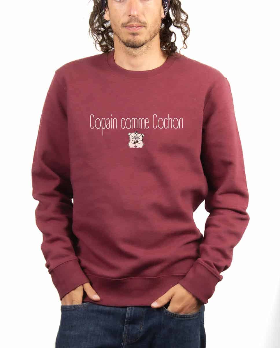 PULL HOMME : Copain comme cochon – Image 3