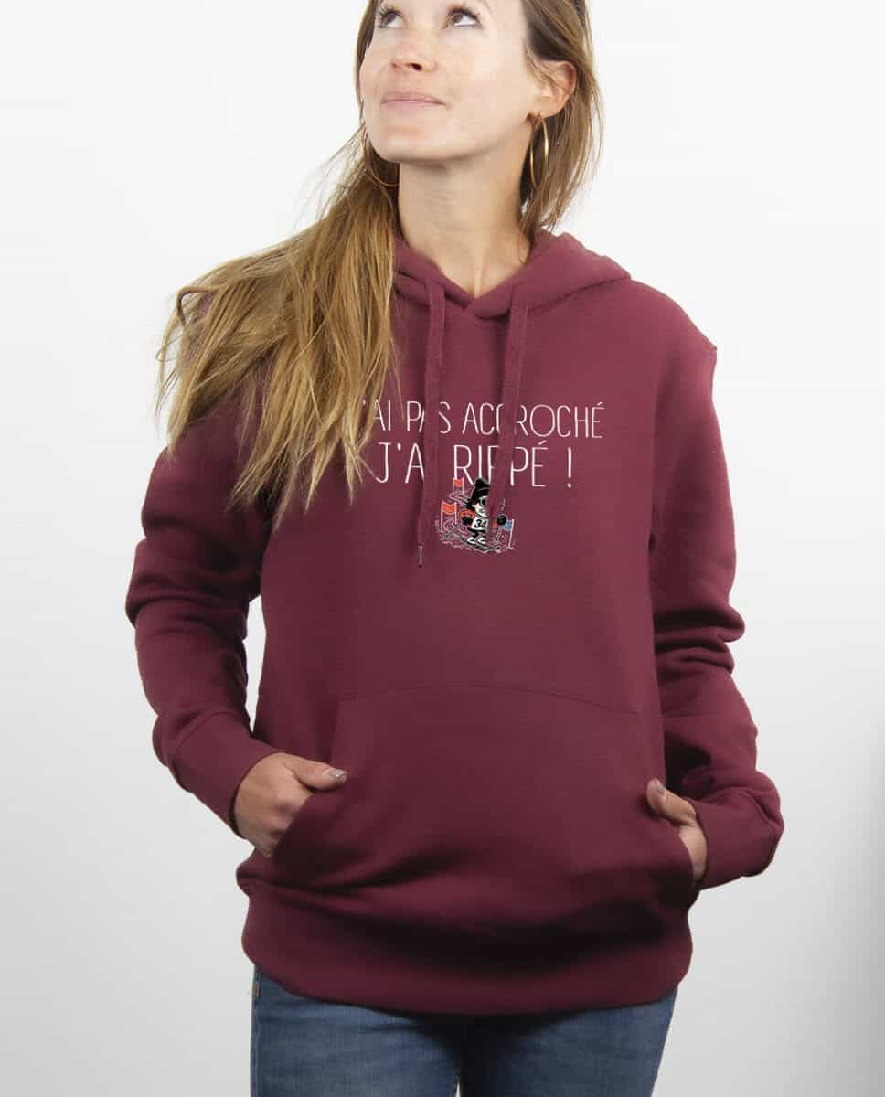 SWEAT FEMME : J'ai pas accroché, j'ai rippé ! – Image 5