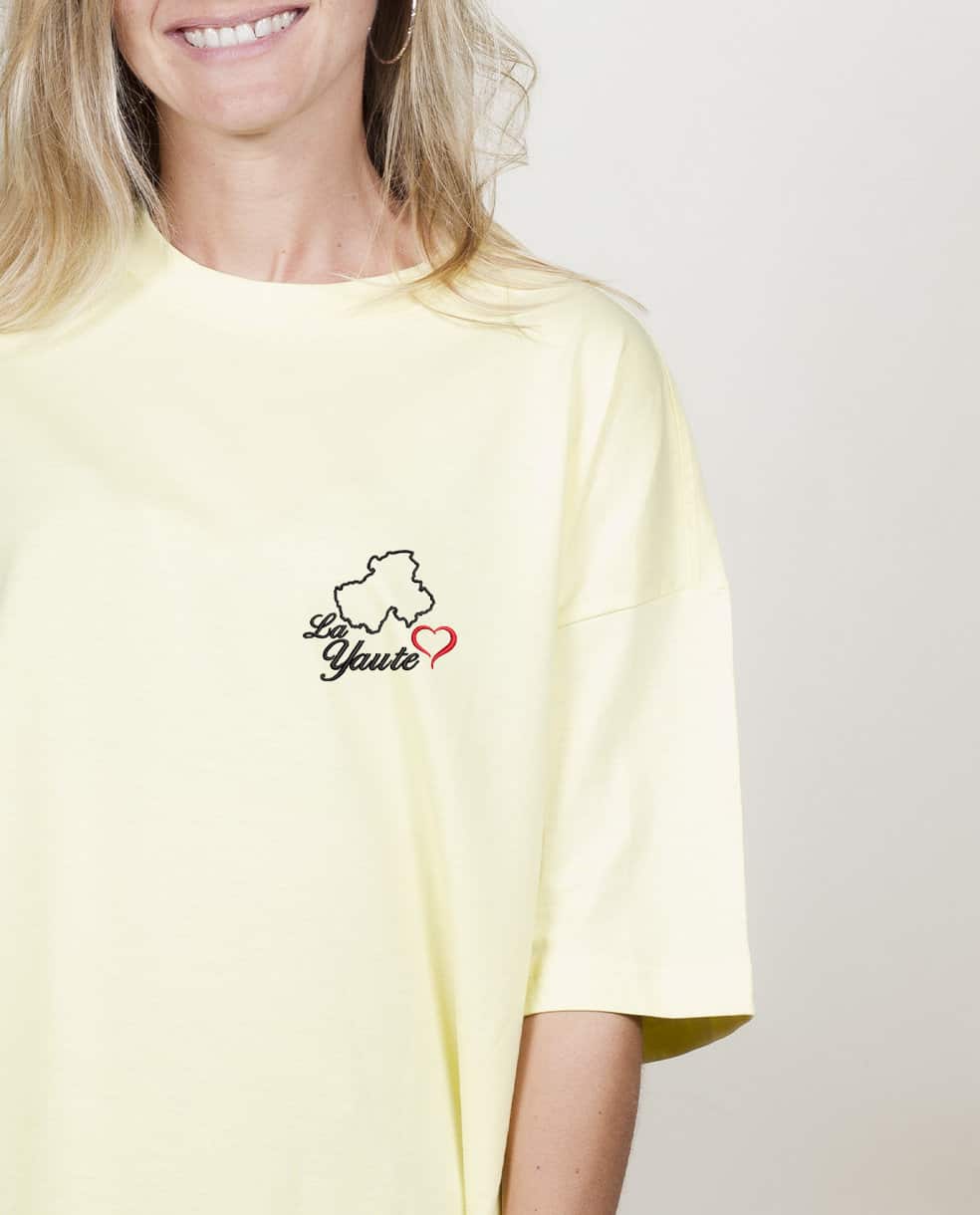 T SHIRT OVERSIZE FEMME BRODE : CARTE DE HAUTE SAVOIE – Image 9