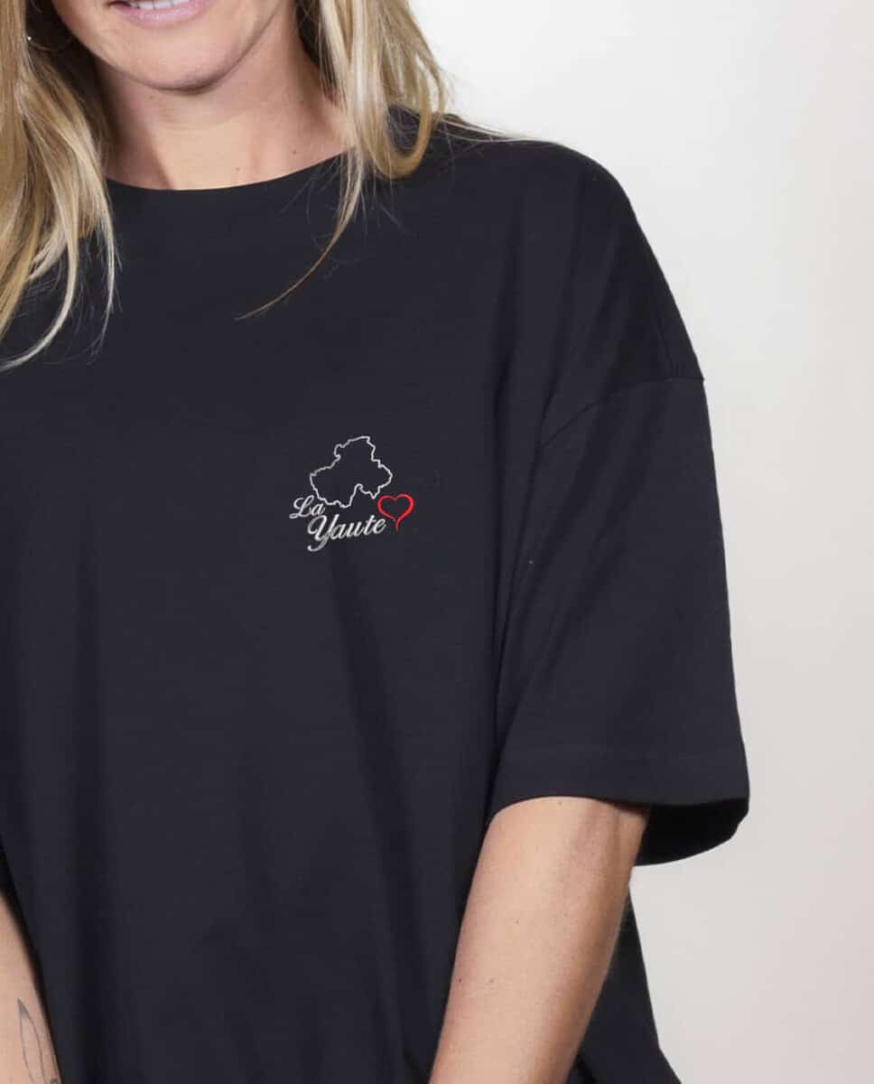 T SHIRT OVERSIZE FEMME BRODE : CARTE DE HAUTE SAVOIE – Image 12