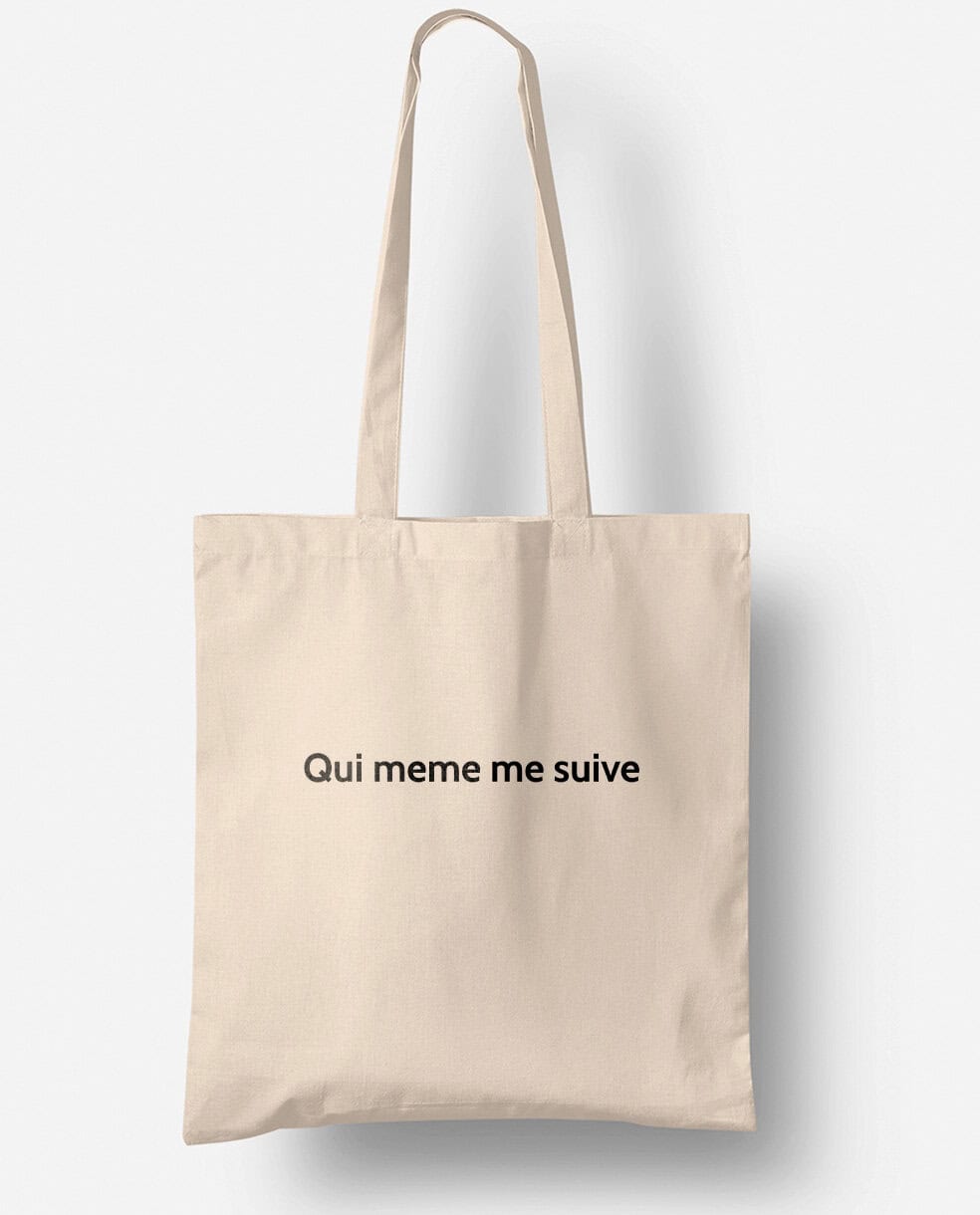 TOTE BAG : Qui meme me suive – Image 2