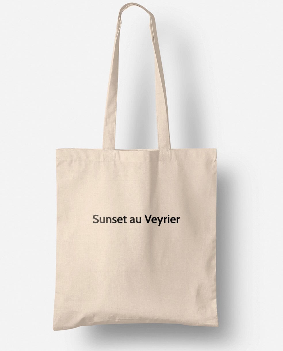 TOTE BAG : Sunset au Veyrier – Image 2