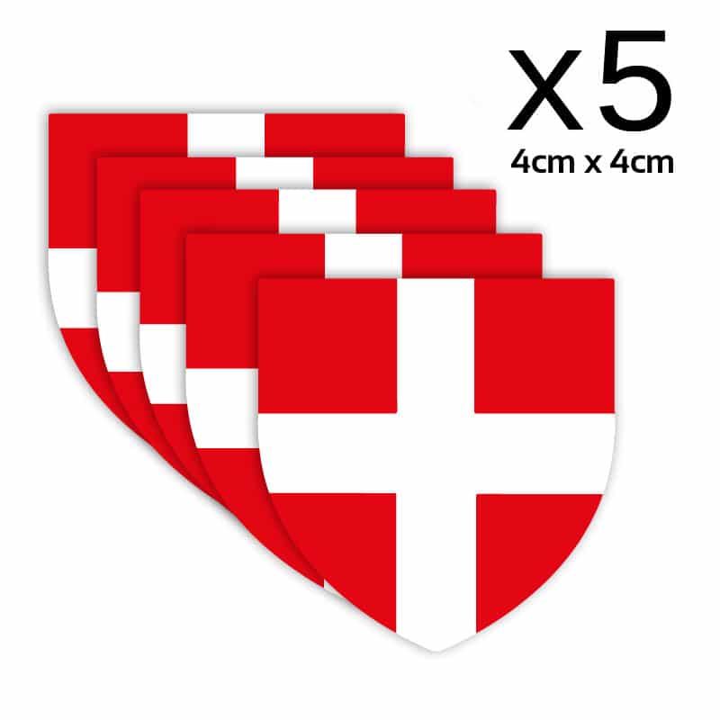 5 Autocollants Blason Savoie