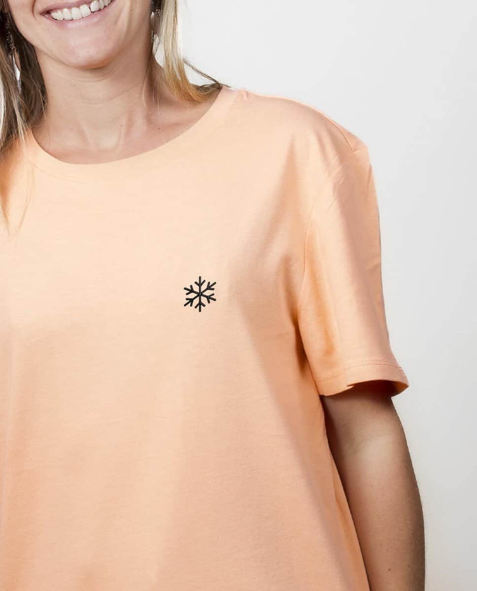 T-SHIRT UNISEXE BRODE : FLOCON DE NEIGE – Image 14
