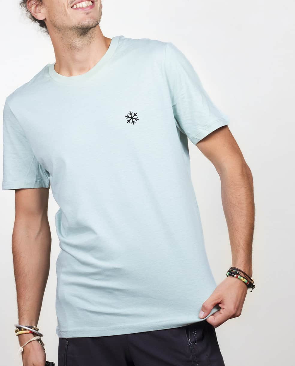 T-SHIRT UNISEXE BRODE : FLOCON DE NEIGE – Image 10