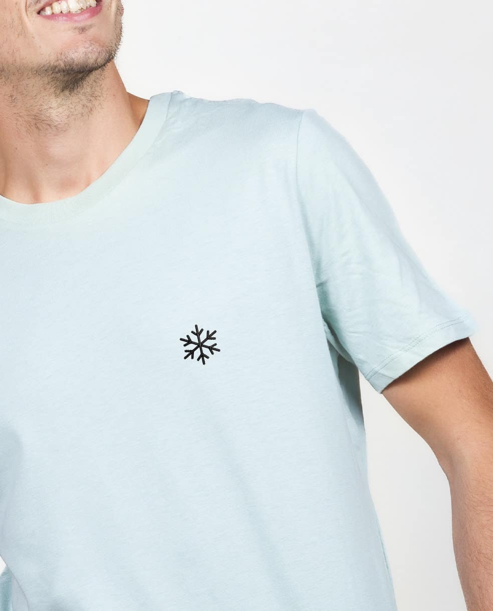T-SHIRT UNISEXE BRODE : FLOCON DE NEIGE – Image 19