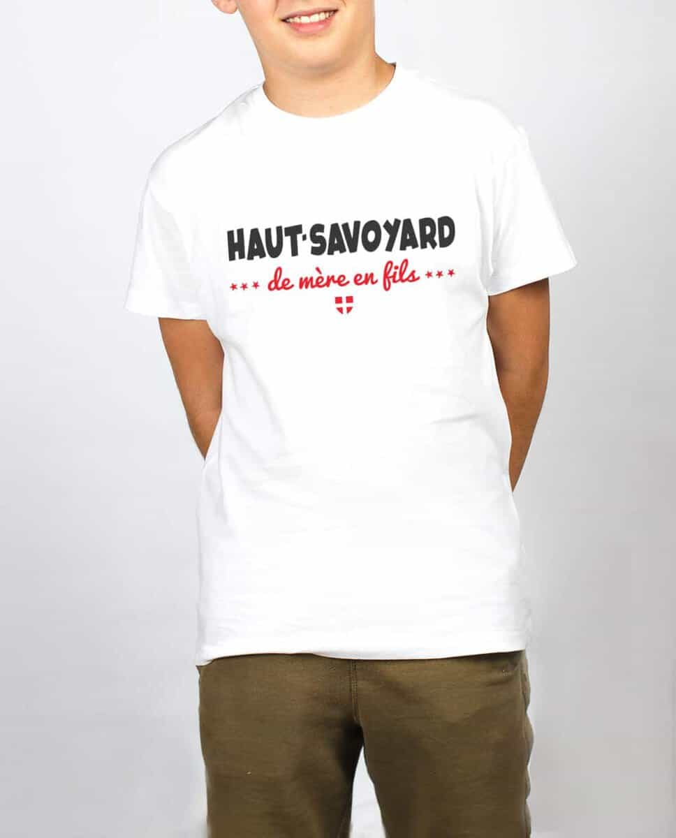 T SHIRT ENFANT : HAUT SAVOYARD DE MERE EN FILS – Image 3
