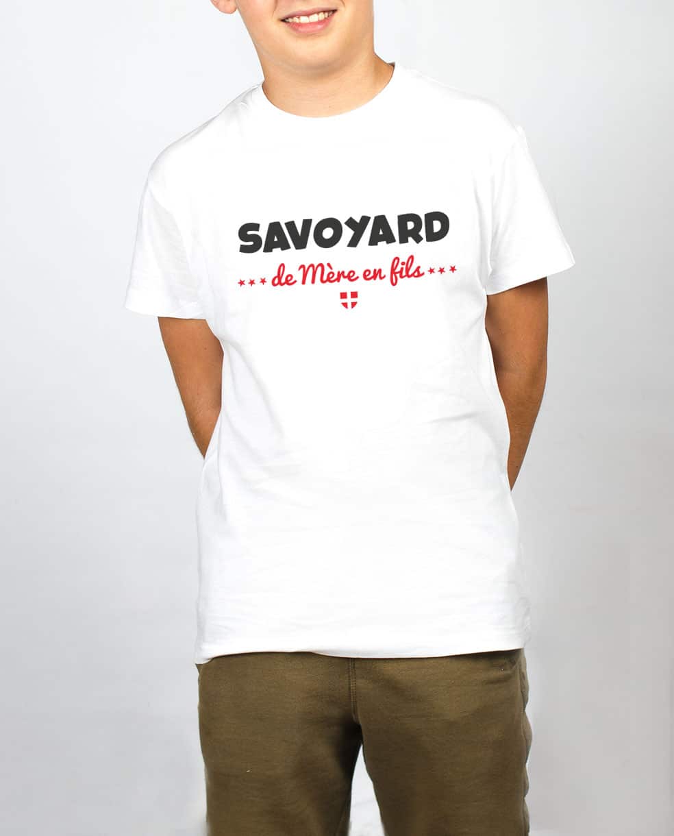 T SHIRT ENFANT : SAVOYARD DE MERE EN FILS – Image 3