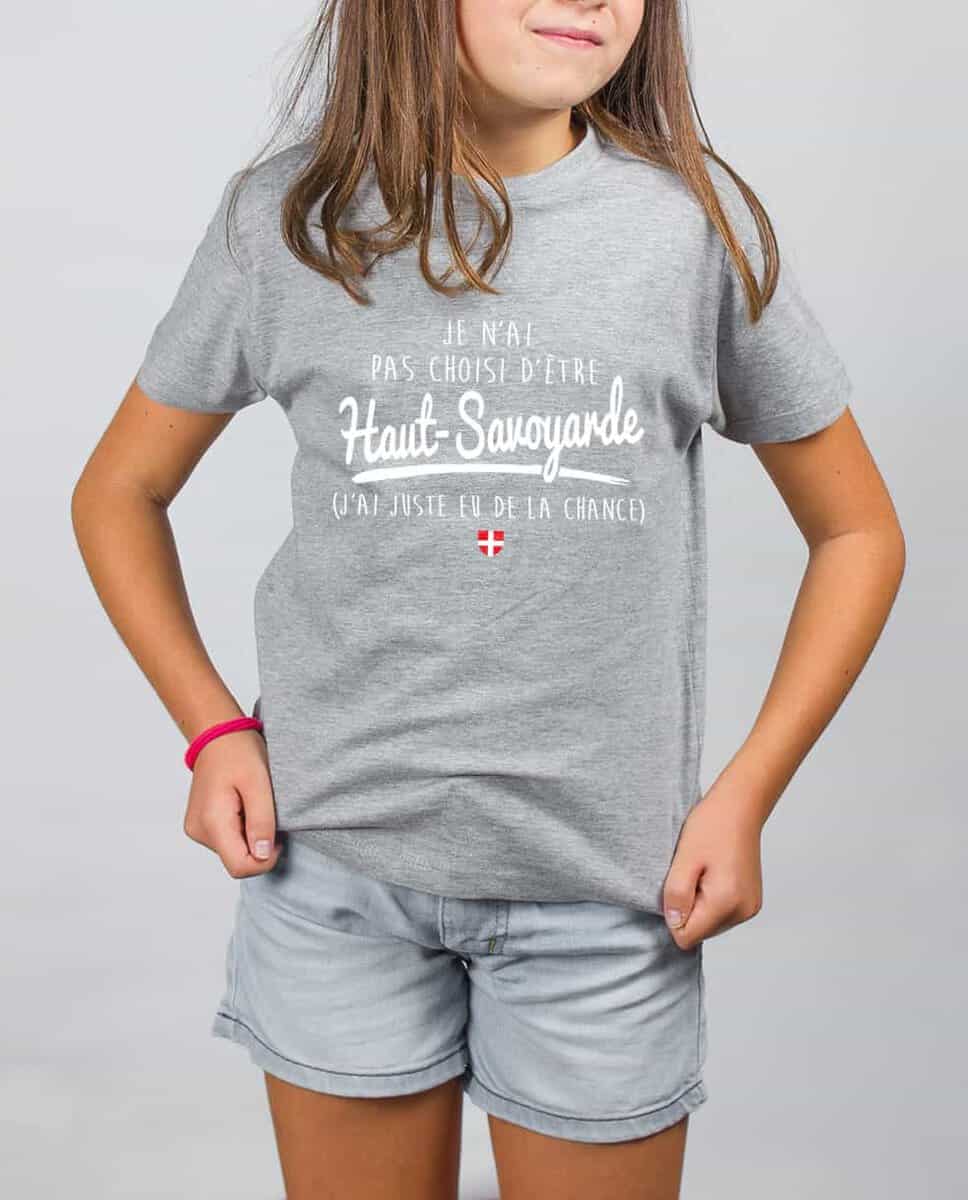 T SHIRT ENFANT : JE N'AI PAS CHOISI D'ETRE HAUT SAVOYARDE – Image 3