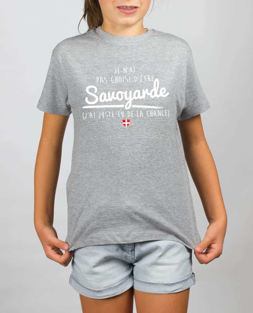 T SHIRT ENFANT : JE N'AI PAS CHOISI D'ETRE SAVOYARDE – Image 2