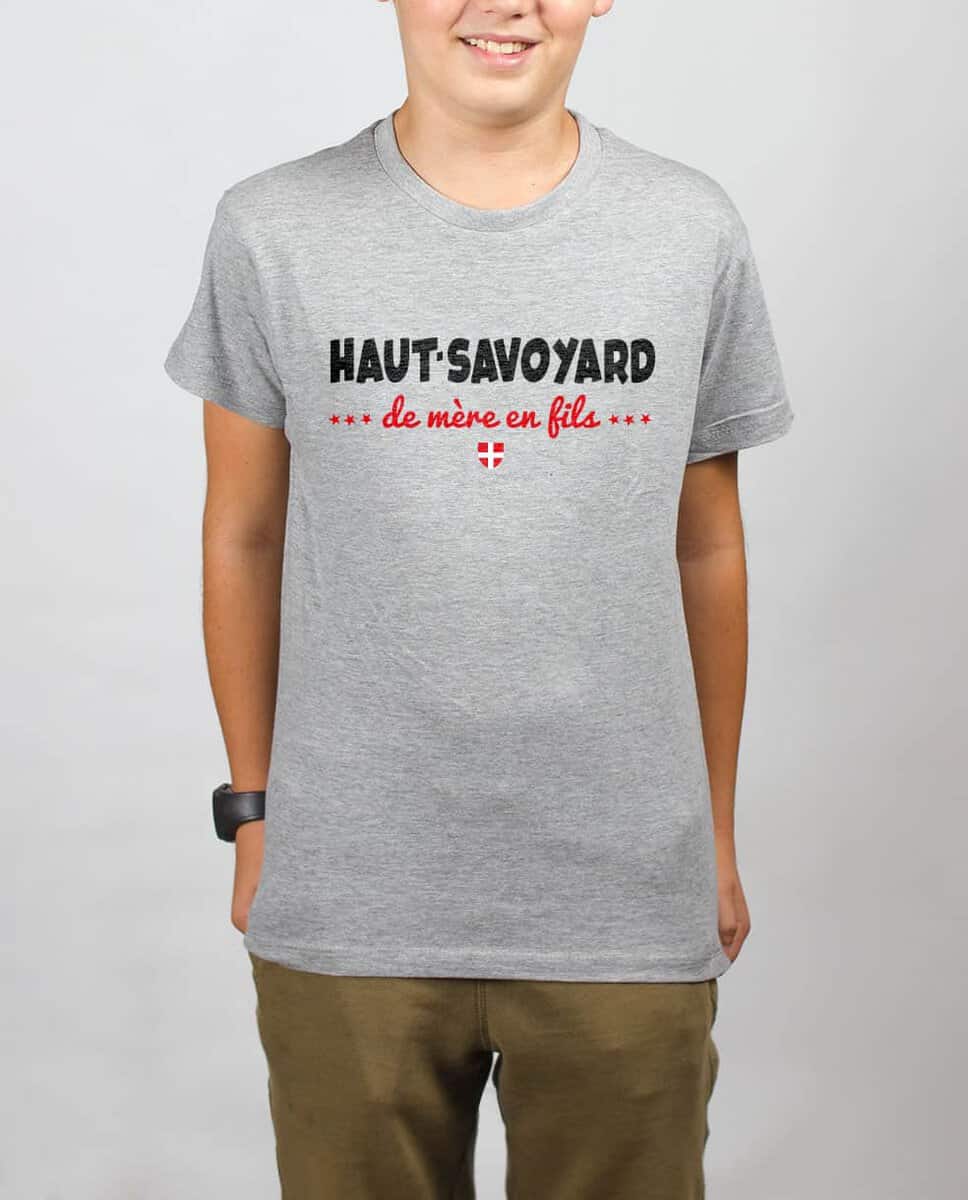 T SHIRT ENFANT : HAUT SAVOYARD DE MERE EN FILS – Image 2