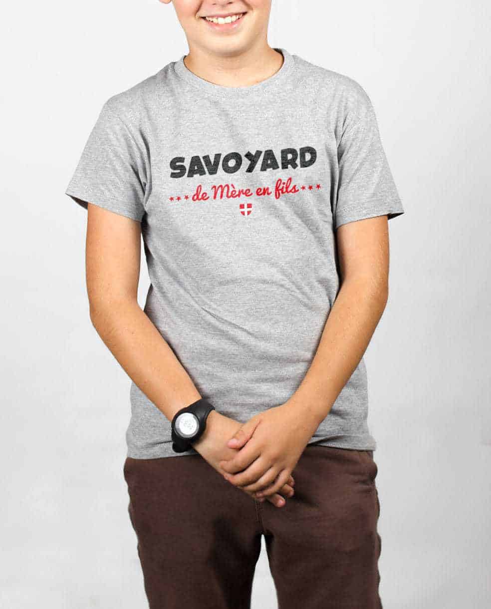 T SHIRT ENFANT : SAVOYARD DE MERE EN FILS – Image 2
