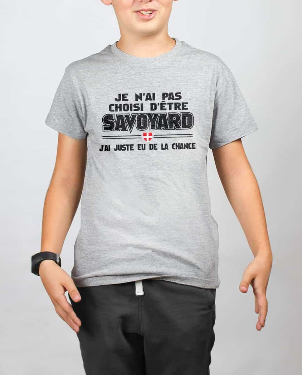 T SHIRT ENFANT : JE N'AI PAS CHOISI D'ETRE SAVOYARD – Image 2