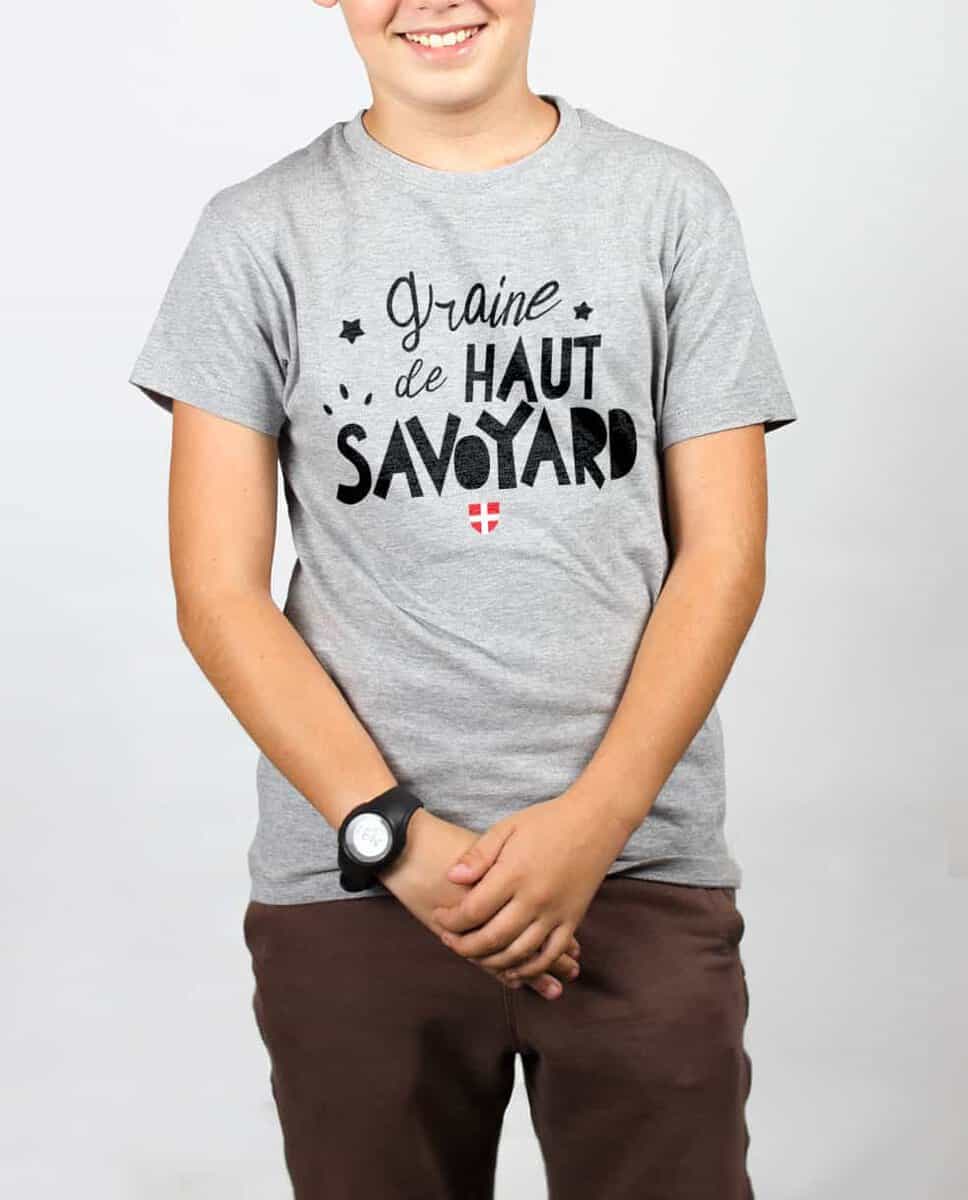 T SHIRT ENFANT : GRAINE DE HAUT SAVOYARD – Image 3