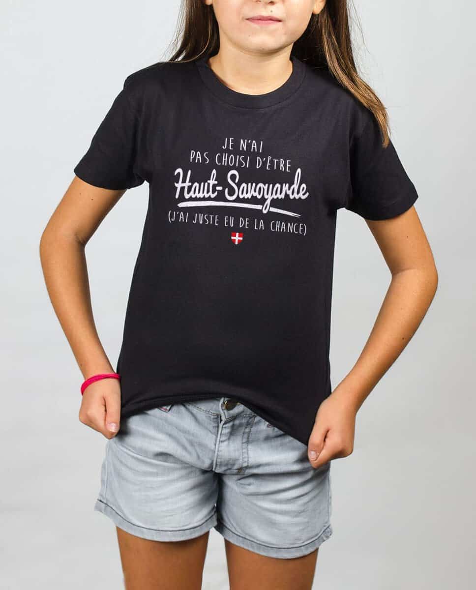 T SHIRT ENFANT : JE N'AI PAS CHOISI D'ETRE HAUT SAVOYARDE – Image 2