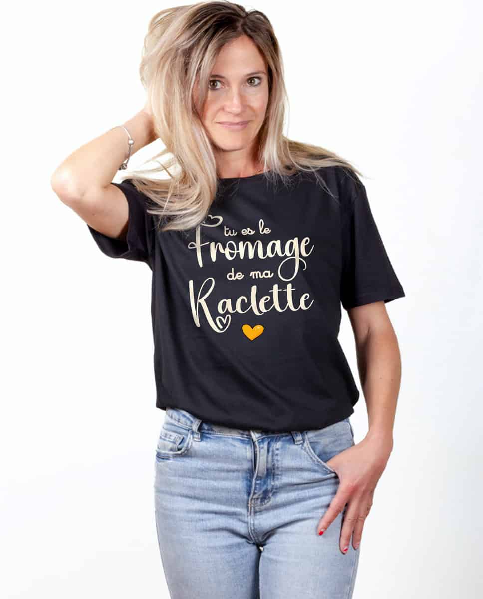 T-SHIRT FEMME : Tu es le fromage de ma raclette – Image 2