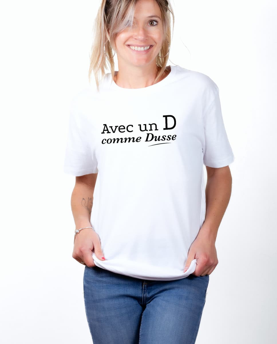 T-SHIRT FEMME : Avec un D comme Dusse – Image 2