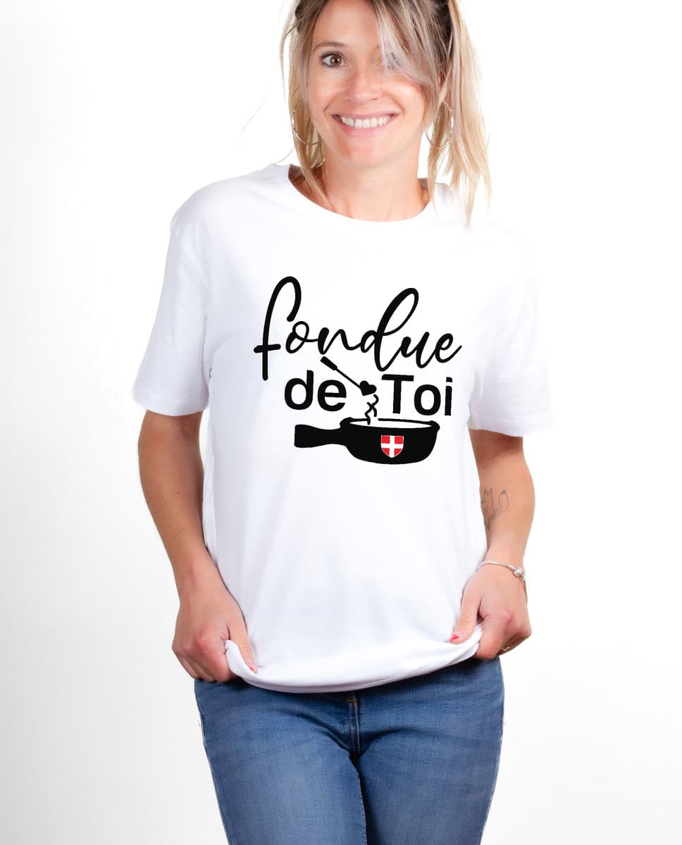 T-SHIRT FEMME : FONDUE DE TOI – Image 2