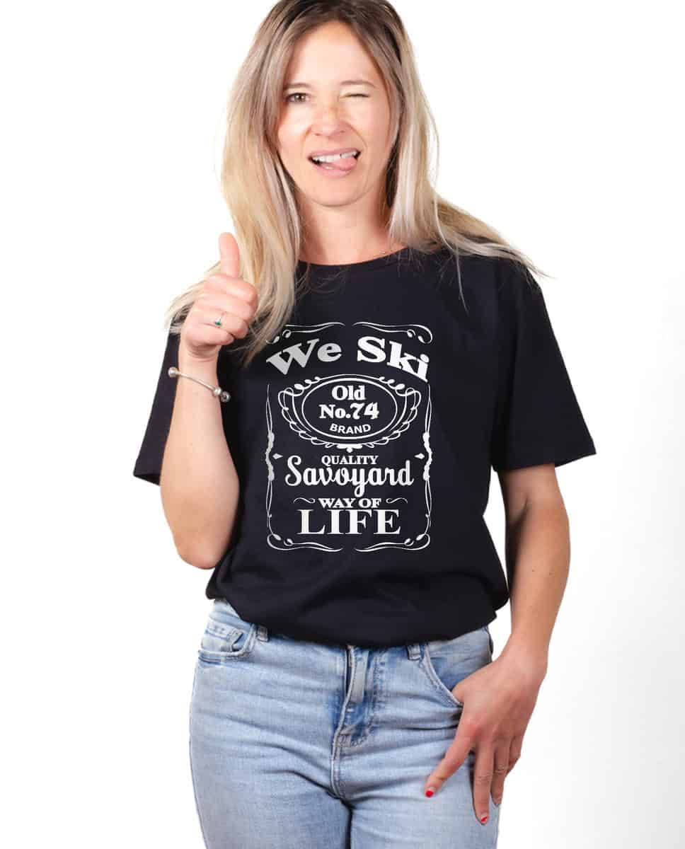 T-SHIRT FEMME : WE SKI – Image 2