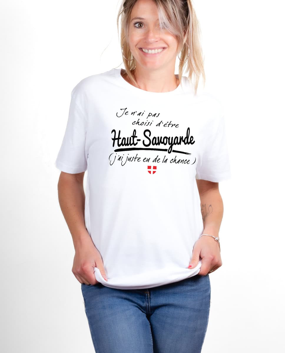 T-SHIRT FEMME : JE N'AI PAS CHOISI D'ETRE HAUT SAVOYARDE – Image 2