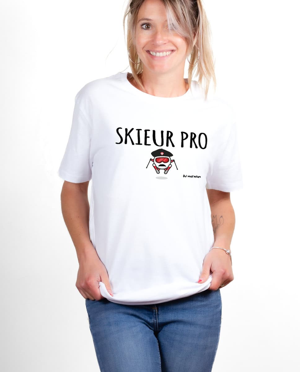 T-SHIRT FEMME : SKIEUR PRO – Image 2
